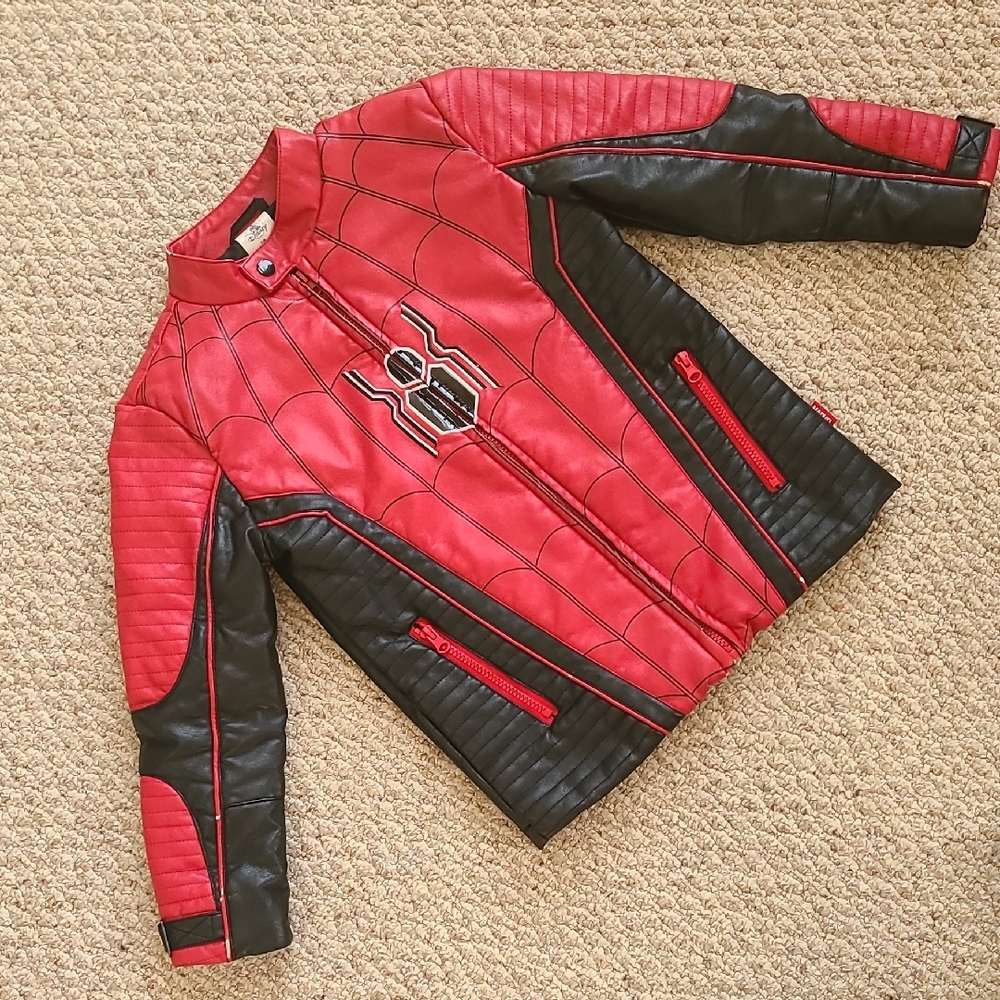 Disney Red and Black Superhero Kids Jacket